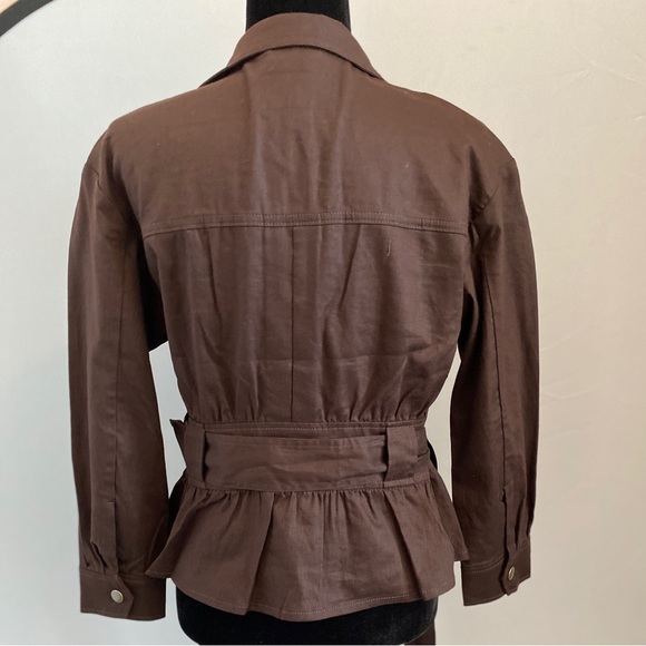 Banana Republic Linen Blend Cinch Waist Jacket NWOT - Picture 5 of 13